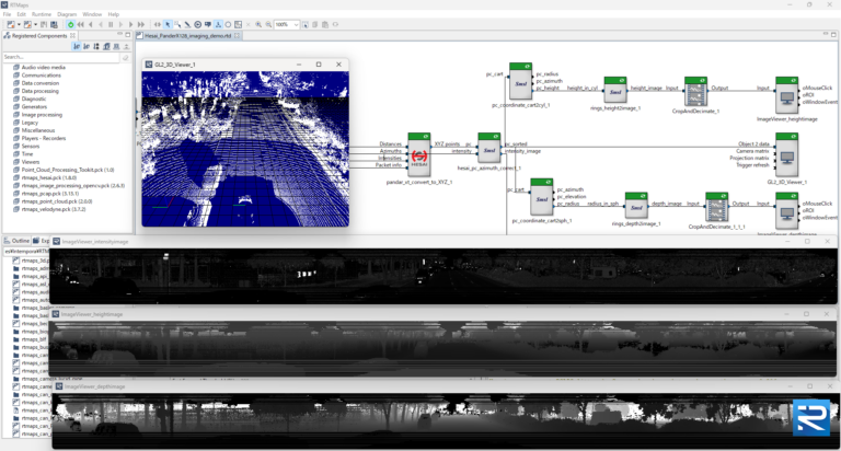Lidar Imaging by SMSL in RTMaps